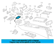 Mercedes-Benz CLS-Class C218/X218 Front Console Cup Holder Bezel A2186890396