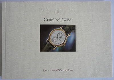 Chronoswiss 1993 Wrist Watch Catalog RARE 69 Pages Full Color Photos Price List
