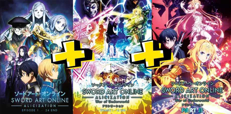 DVD Anime Sword Art Online: ALICIZATION TV Series (1-24 End) English  Subtitle