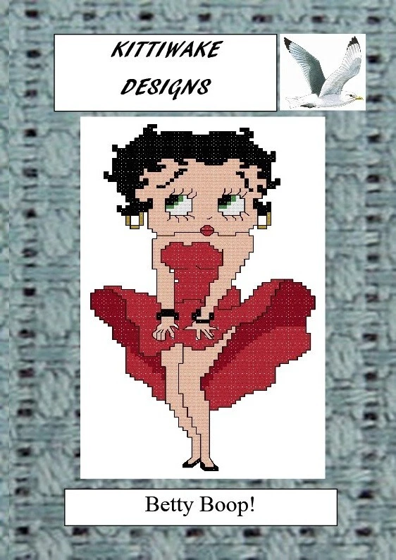 Betty Boop! Cross Stitch Kit by Kittiwake Intermediate Kit