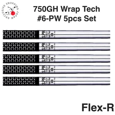 Nippon Shaft Golf N.S.Pro 750GH Wrap Tech Steel Iron Shafts 6-PW 5pcs Set Flex R
