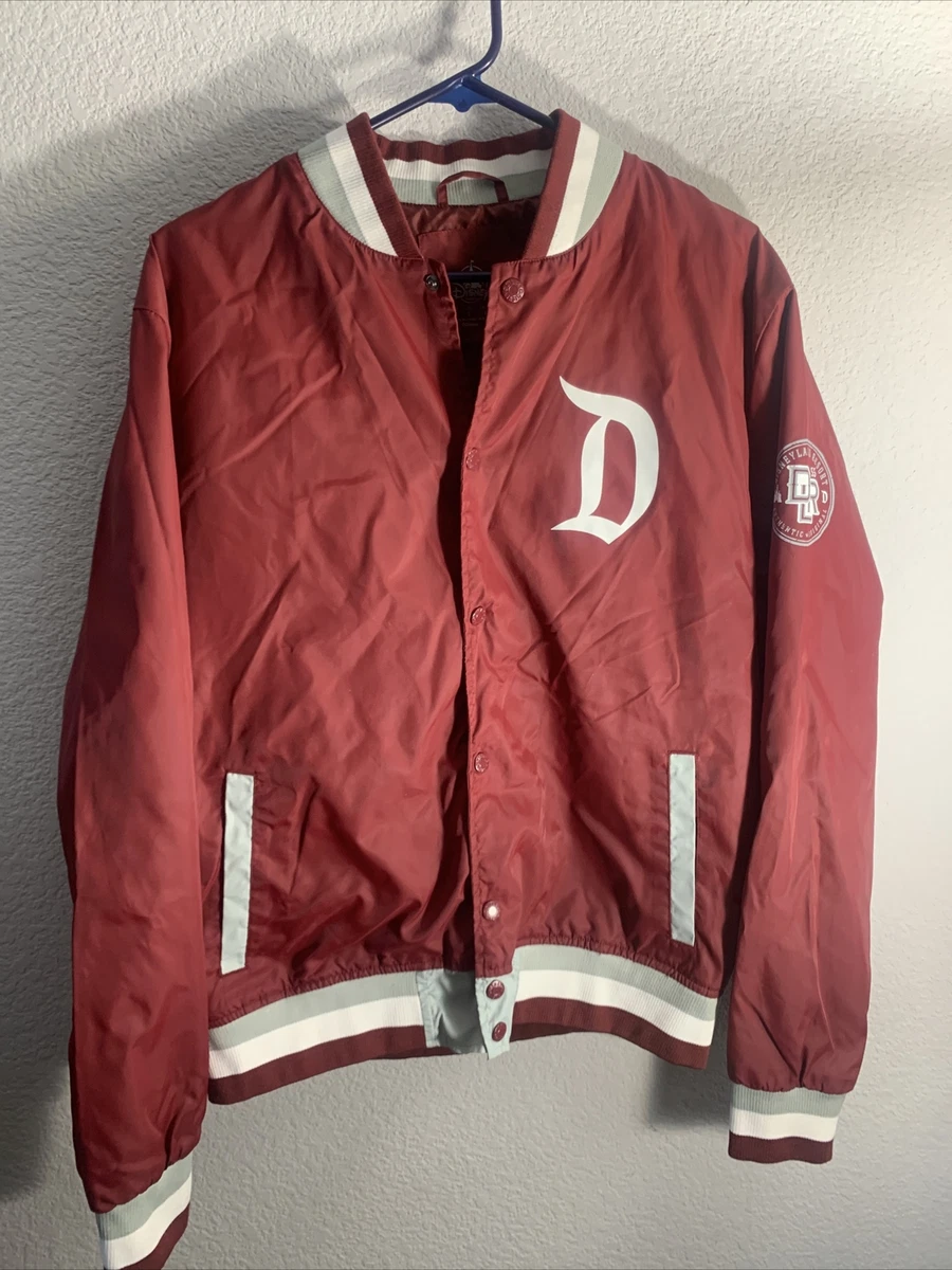 Authentic Walt Disney Disneyland Resort 55yr Burgendy Bomber Jacket Medium