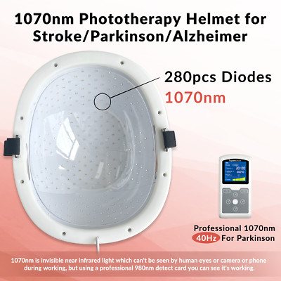 1070nm Professional Medical Grade Light Therapy Helmet LED Light Therapy Helmet