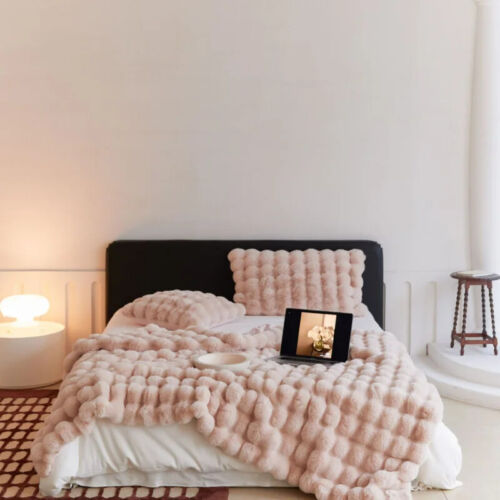 Winter Plüsch Decke Warm Super Weich Decken Bett Sofabezug Flauschig Überwurf - Bild 22 von 27