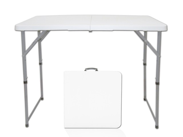 aluminum portable adjustable folding table