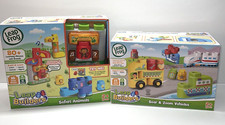 Leap Frog Leap Builders Soar  Zoom Vehicles  Safari Animals Interactive