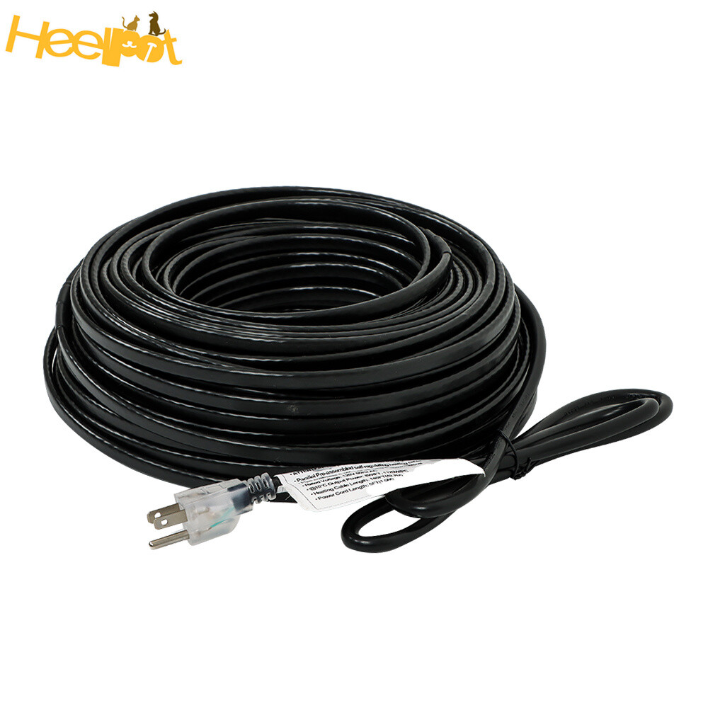 140 Feet Heat Tape Easy To Install 8W/FT 120V Heat Cable Roof Snow De-icing Kit