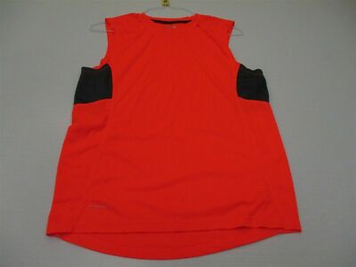 LAYER 8 Men's Size S Athletic Regular Fit Breathable Orange Tank Top 