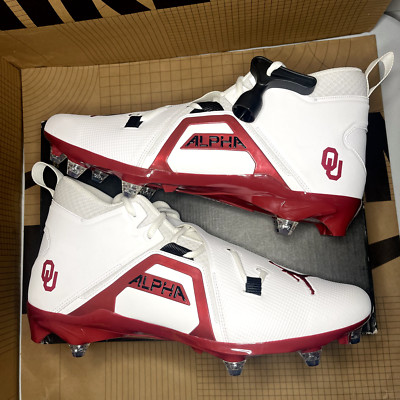 Mens Size 13- Jordan Alpha Menace Pro 3 OKLAHOMA SOONERS Detachable Cleats
