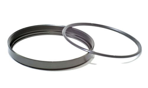 52mm Filter Ring and Retainer Empty filter ring with Retaining ring 52mm