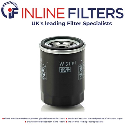 For Mann W610/1 Oil Filter - Filter Cross Reference