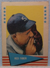 1961 Fleer Red Faber 