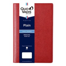 New Color: Quo Vadis 2025 Edition Planner Diary, Plain/Unpara Monthly Ruled, Ja