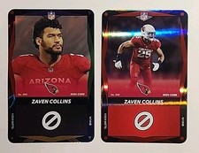 2024 Uno Elite NFL Zaven Collins Red/blue/green/yellow Wild SSP Plus Base Foil 