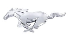 Official Ford Product. Mustang Pony Logo Emblem. Industrial Strength 3M CHROME