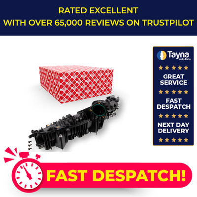 Intake Manifold fits BMW 520D E60, E61 2.0D 05 to 10 N47D20C 11614728712 Febi
