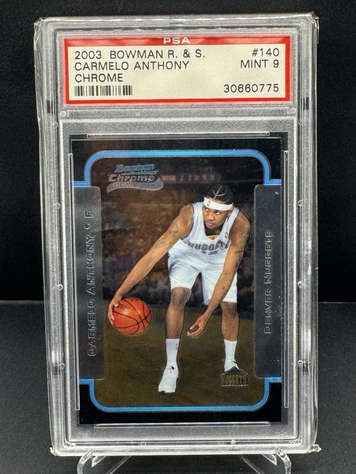 2003 Bowman Chrome Carmelo Anthony #140 PSA 9
