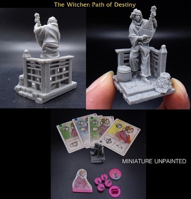 The Witcher: Path of Destiny Board Game Miniature UNPAINTED Dandelion RONIN