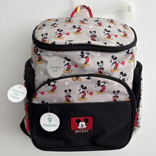 New Disney Baby - Mickey Mouse Multi-Piece Diaper Bag Set Backpack w/ Tags