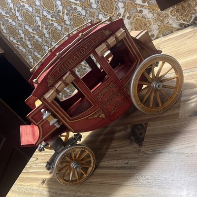 VINTAGE Ghirardelli Chocolate Co. Collector s Stage Coach ONLY Removable Top