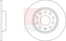 2x Par de discos de freno sólidos para SEAT ATECA KH7 1.6D trasero 2016 en juego de 272 mm nuevo