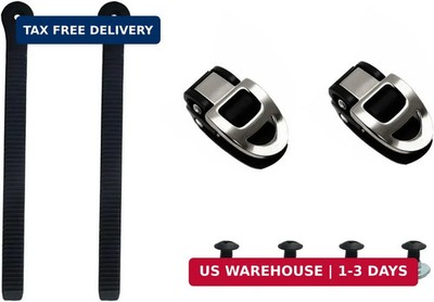 2 Set Inline Skate Strap Replacement, Universal Roller Skate Buckles with Adjust