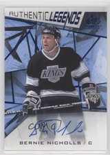 2021-22 Upper Deck SP Game Used Legends Blue Auto Bernie Nicholls #114 Auto 0c6