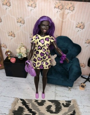 Curvy Barbie Outfit - Dress, Hong Kong Shoes, Purse, Tropical Drink