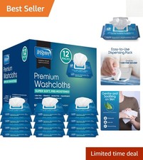 Disposable Aloe Wipes for Adults - 600 Count, Perfect for Cleansing  Care