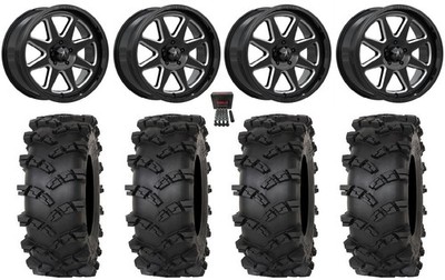 MSA Spark 15'' Wheels Blk/Milled 32'' Outlaw M/T Tires UForce U10 Pro / U10 XL Pro