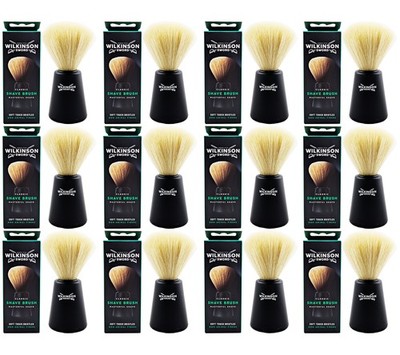 Wilkinson Sword Classic Shave Brush Rasierpinsel 12 x 1 Stück sanfte Borsten