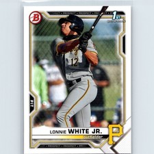 2021 Bowman Draft Lonnie White Jr. #BD-28 Pittsburgh Pirates