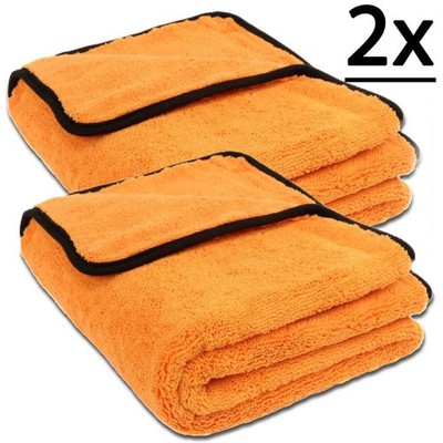 Liquid Elements Orange Baby XL Trockentuch Mikrofaser Tuch 90x60cm 800GSM 2x