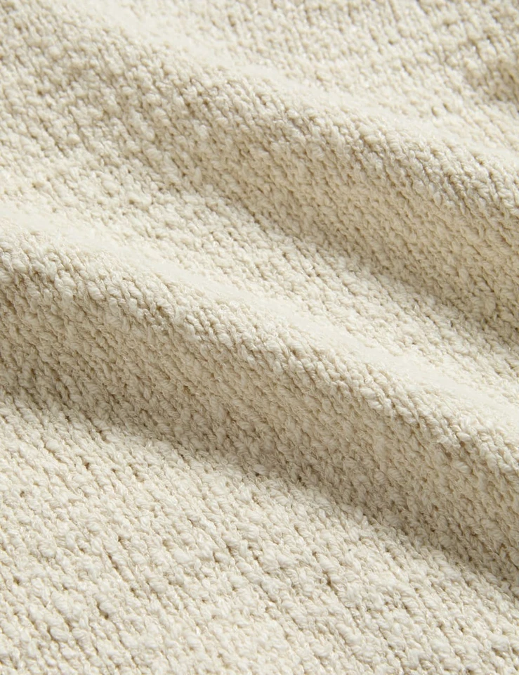 Marks & Spencer Womens Beige Cotton V-Neck Long sleeved Women Jumper - M&S - Image 3 of 4