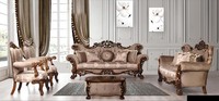 Sofagarnitur 3+3+1+1 Sitzer Couchtisch Garnitur Sessel Sofas Sitz Stoff Set 5Tlg