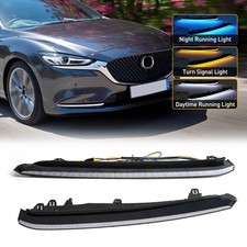 For Mazda 6 2018-2021 Led Fog Lamp Daytime Running Light Turn Signal Drl 2pcs For Mazda 6 2018-2021 Led Fog Lamp Daytime Running Light Turn Signal Drl 2pcs