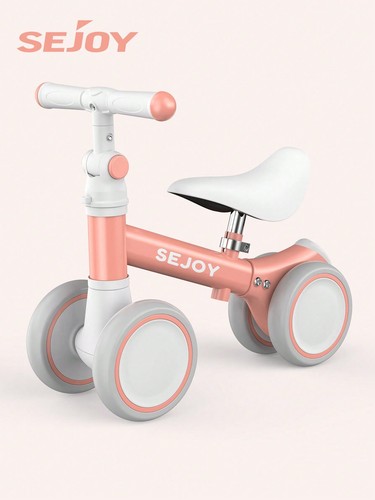 Baby Balance Bike 4 Wheels Pedal-Free Bicycle for 10-36M Boys Girls Toddlers - Picture 9 of 11