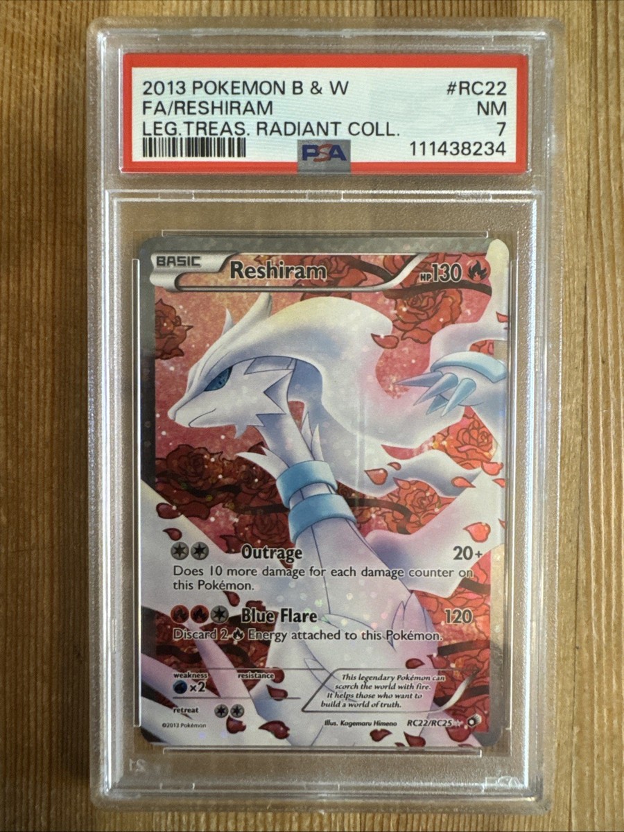 Reshiram (Full Art) RC22/RC25 Legendary Treasures Pokémon