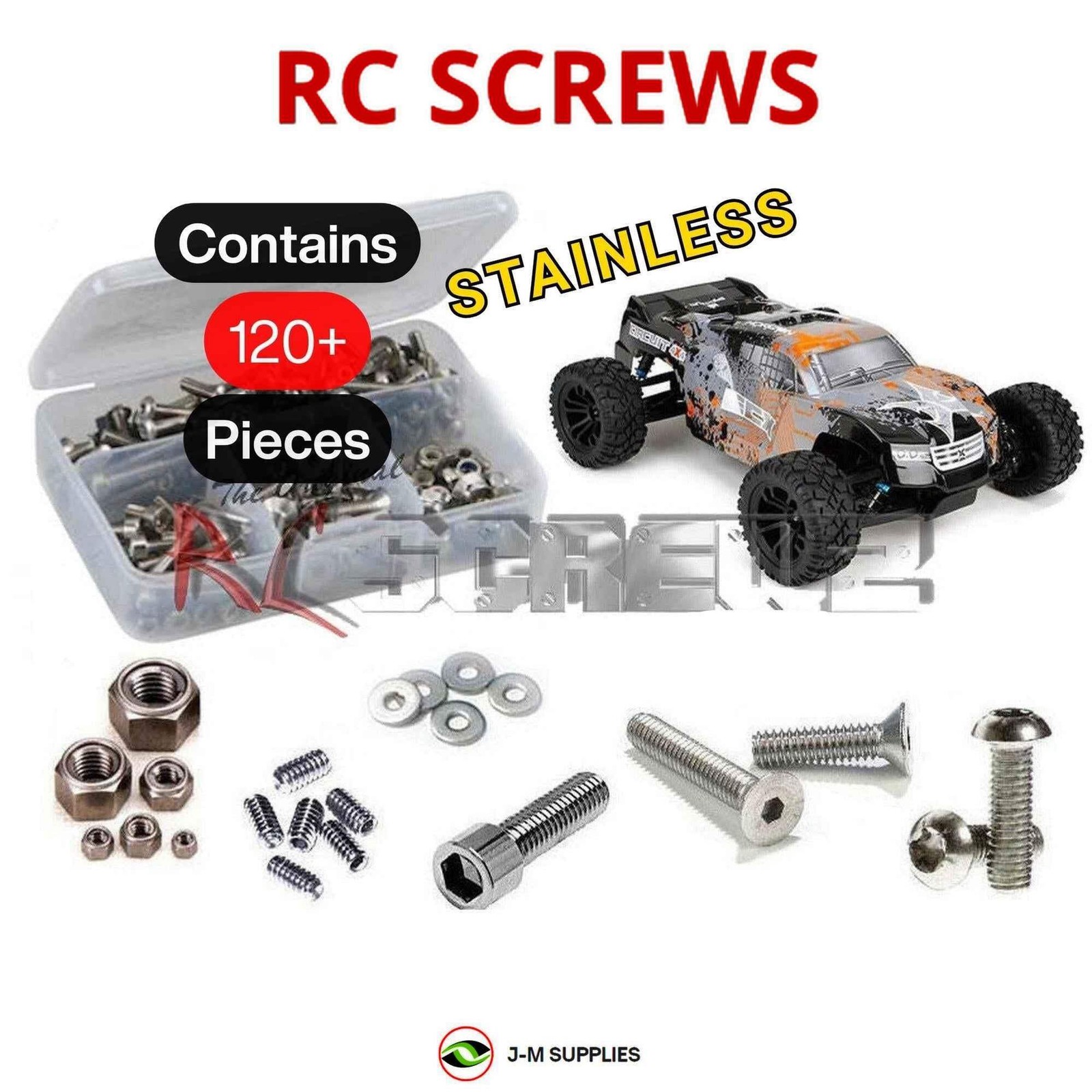RCScrewZ Stainless Screw Kit ecx001 for ECX Circuit 2wd Stadium ECX03430 | SET