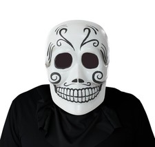 Day Of The Dead Sugar Skull Mask 6122/098 Costume Accessory