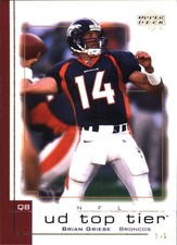 2001 Upper Deck Top Tier Brian Griese #54 Denver Broncos FREE SHIPPING