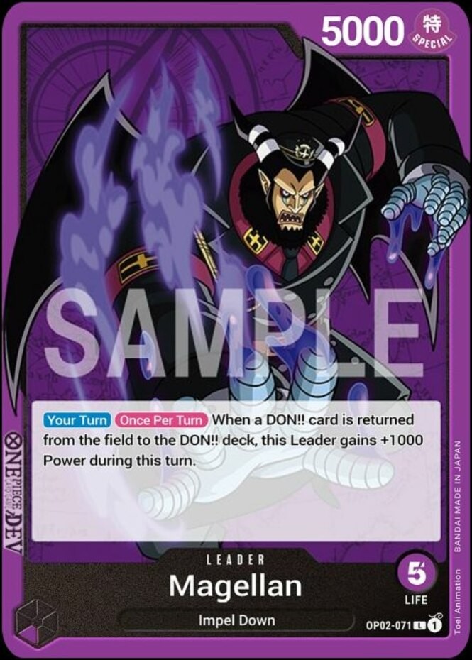 Magellan - OP02-071 - L x1 - OP-02: Paramount War - NM-Mint - OP-02: Paramount W