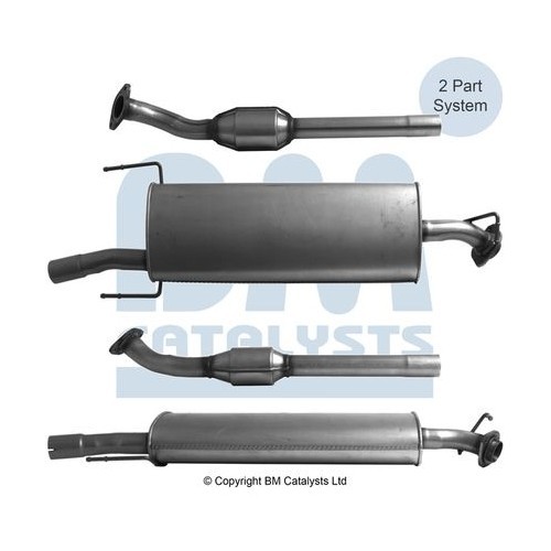 For TOYOTA RAV 4 III A3 2005 to 2014 Catalytic Converter