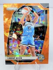 Lindsay Allen 2024 Panini Prizm WNBA #107 Ice Orange Prizms Chicago Sky
