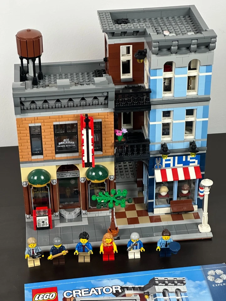 Lego 10246 Oficina de Detectives 100% Completo con Instrucciones, 6 Minifiguras Foto 2 de 4