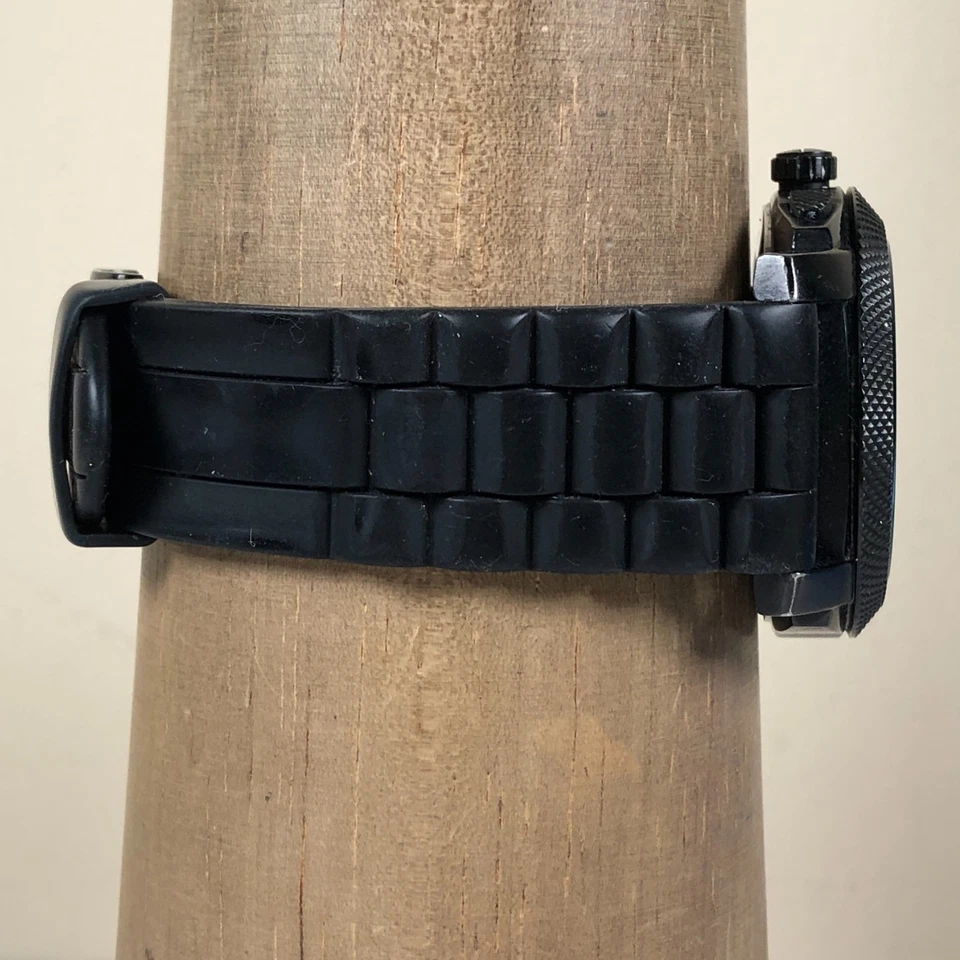 Fossil Men FS4487 Machine Fashion Chronograph Rubber Quartz 45mm Watch 7 3/4" - Image 3 of 4