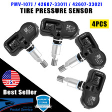4pcs Genuine Tpms 42607-33021 Tire Pressure Sensor Pmv-107j For Lexus Es350