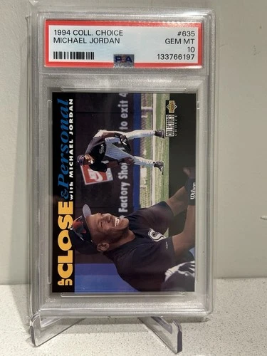 1994 UD Collector's Choice - Up Close & Personal Michael Jordan #635 PSA 10