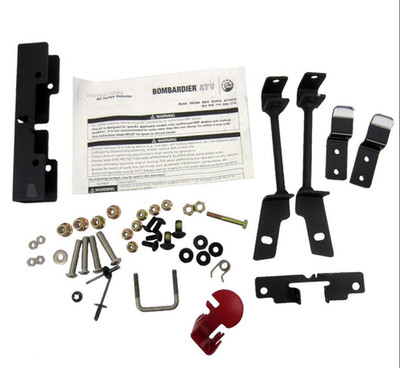 2012 & Prior Can-Am Outlander ATV Rear Storage Trunk Box Quick Attach Kit 715000