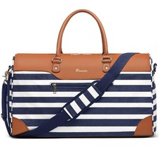 Weekender Bags for Canvas Travel Duffel Bags with Shoe compartment Overnight ...